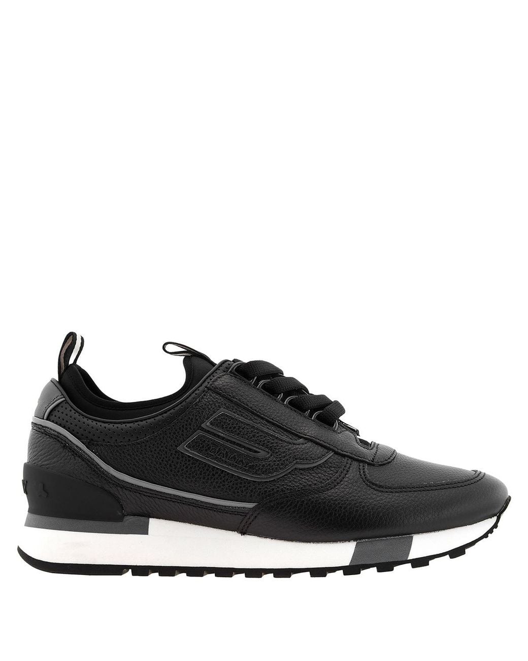 Bally Black Galaxy Grody Leather Sneakers, Brand Size 5 Us Size 6 for men