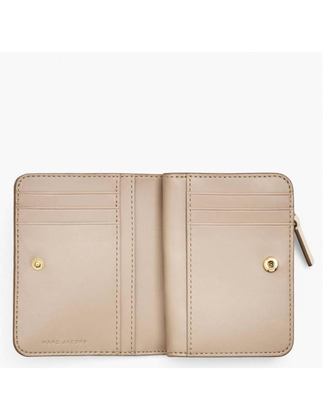Marc Jacobs Natural The Leather J Marc Mini Compact Wallet for men