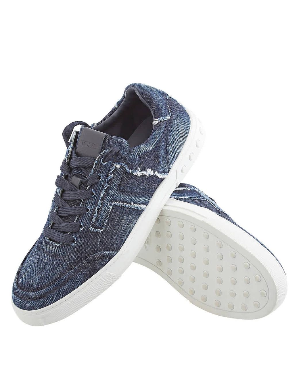 Tod s Denim Uomo Sport leggero Low top Sneakers in Blue for Men