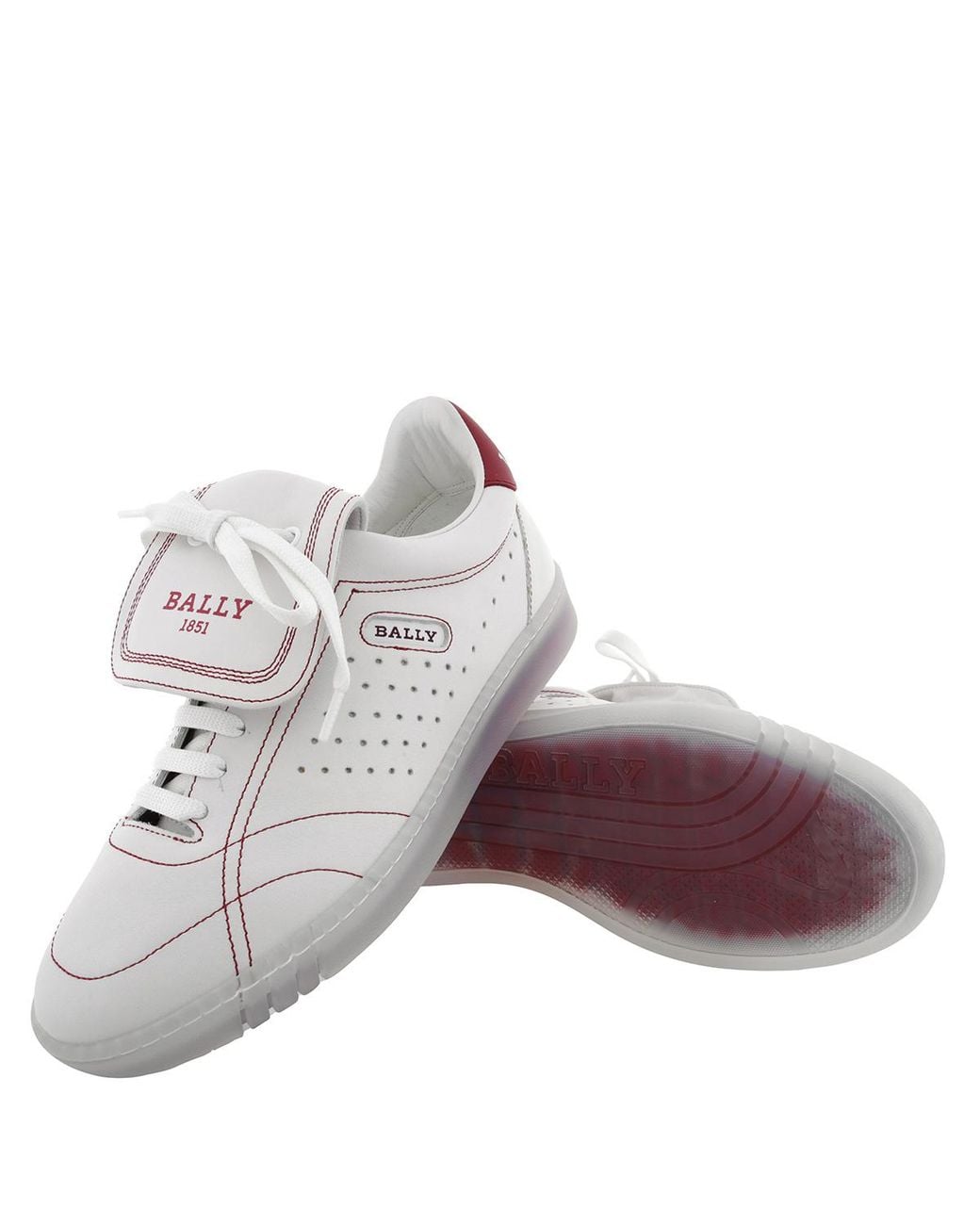 Bally Pink Weldy Low-Top Leather Sneakers, Brand Size 36 Us for men