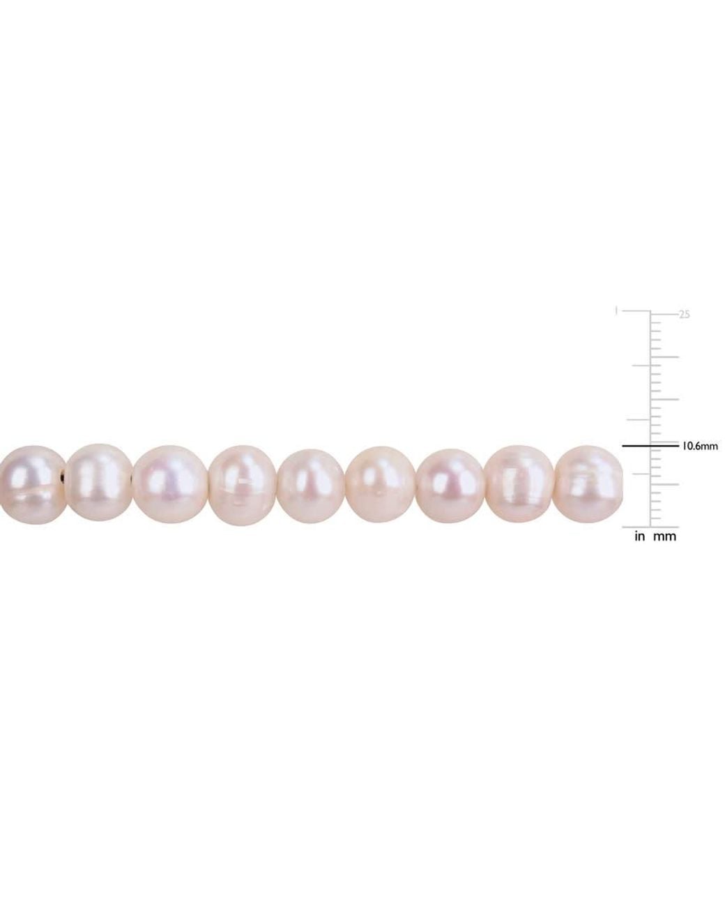 Amour Metallic 8-9Mm Cultured Freshwater Pearl Adjustable Bracelet for men
