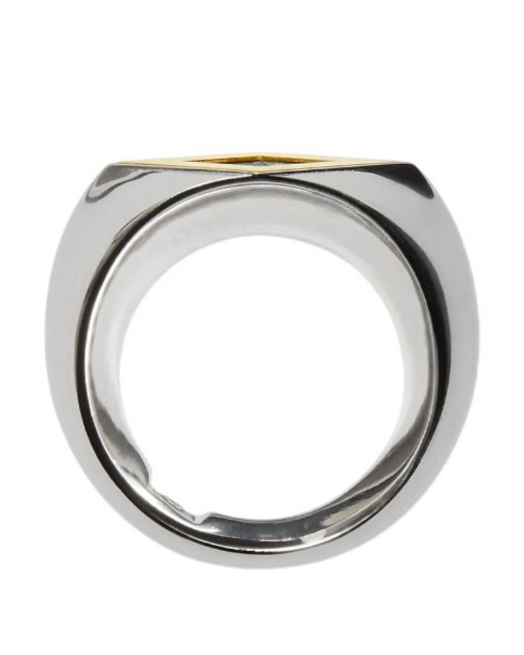 Burberry Metallic And-Plated Hollow Ring for men