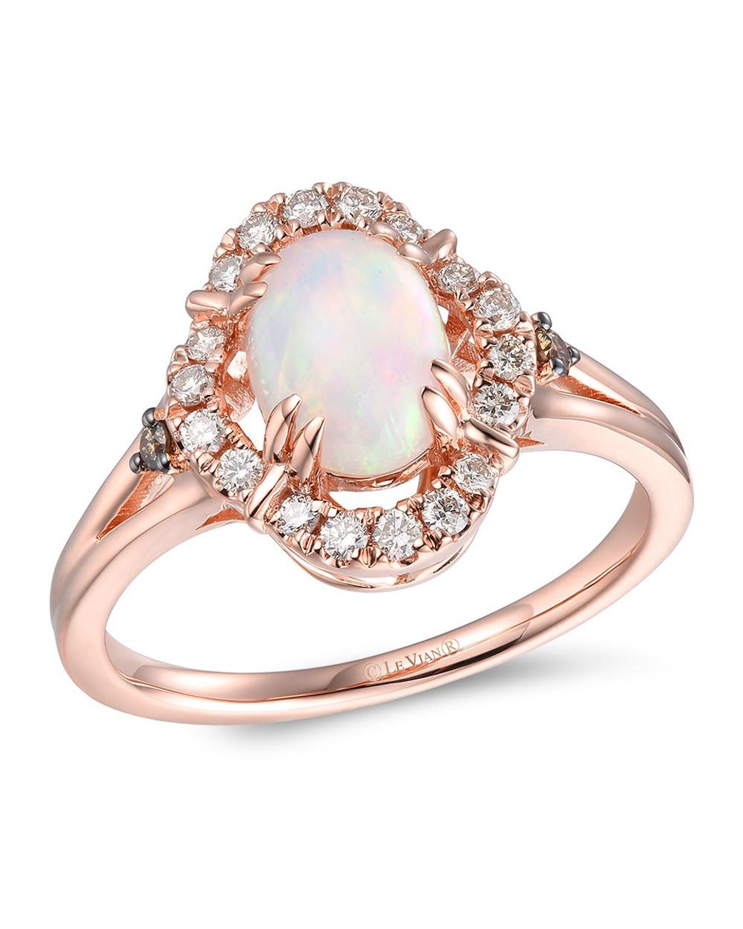 Le Vian Pink Neopolitan Opal Ring Set for men