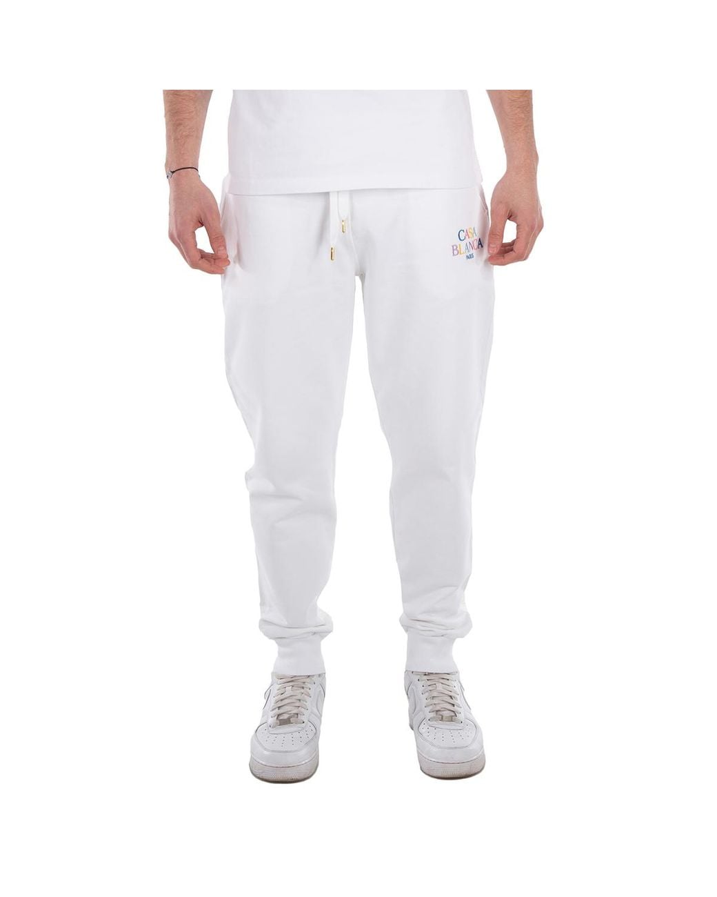 Casablanca White Statue En Marbre Track Pants for men