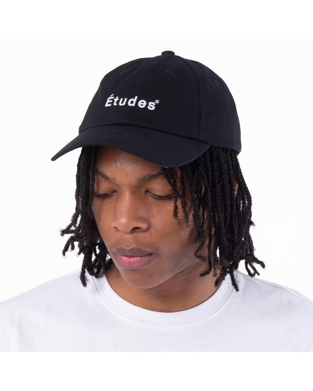 Etudes Studio Black Booster Logo Baseball Cap for men
