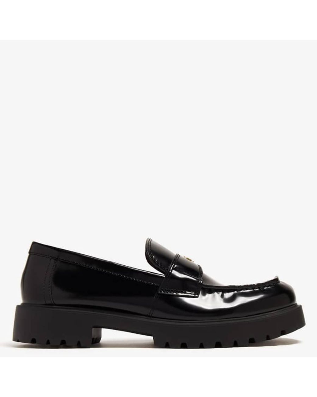 Tory Burch Black Classic Lug Loafers