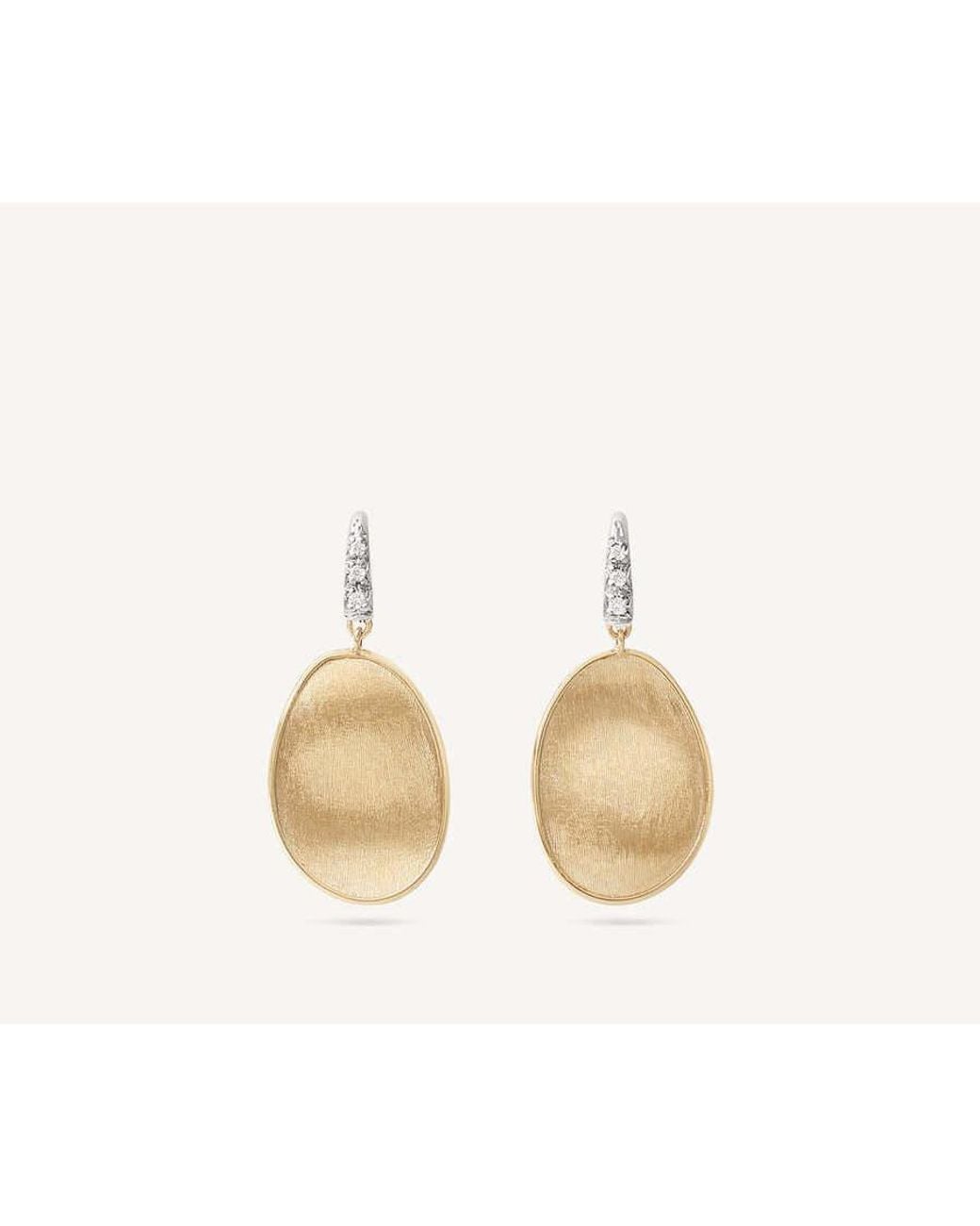 Marco Bicego Natural Diamond-Studded Earrings, Small 18K Ob1342-A_B_Yw_Q6 for men