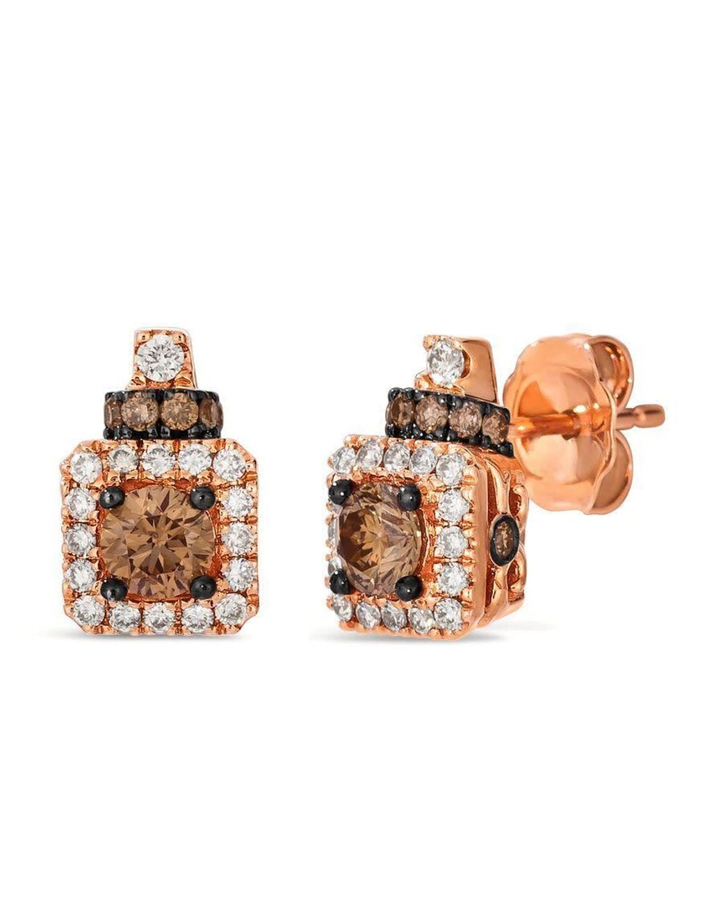 Le Vian Brown Ladies Chocolate Diamonds Earrings Set for men