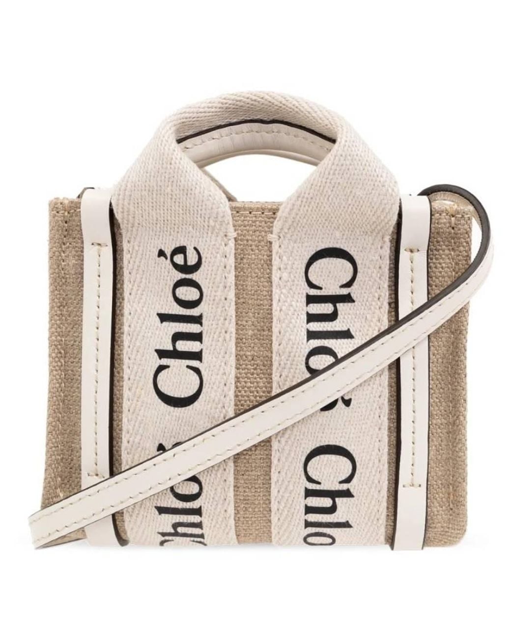 Chloé Natural Wooden Nano Shoulder Bag