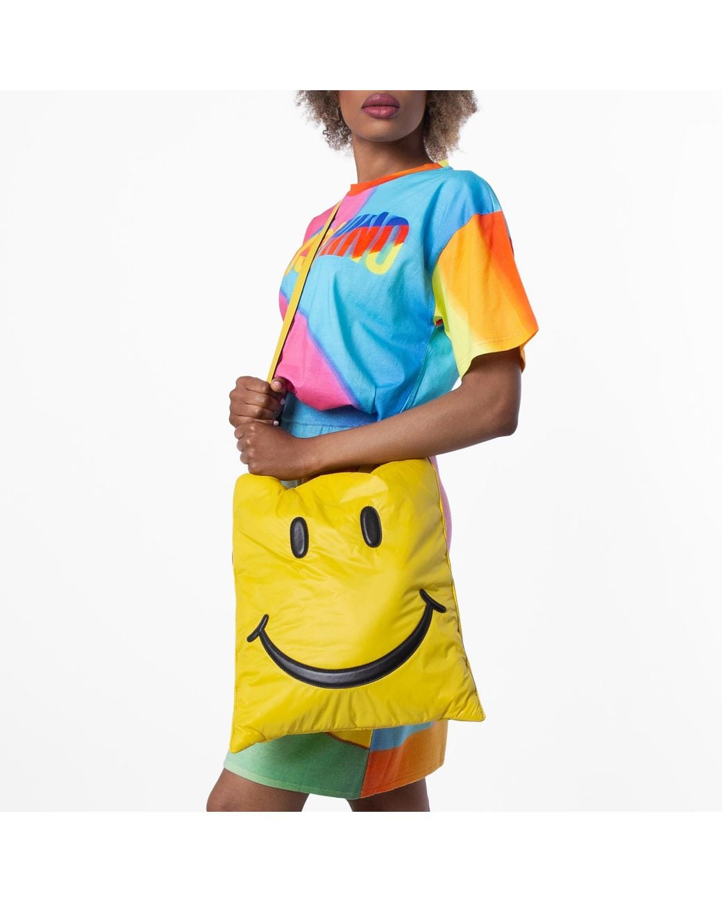 Moschino Yellow Smile Bag for men