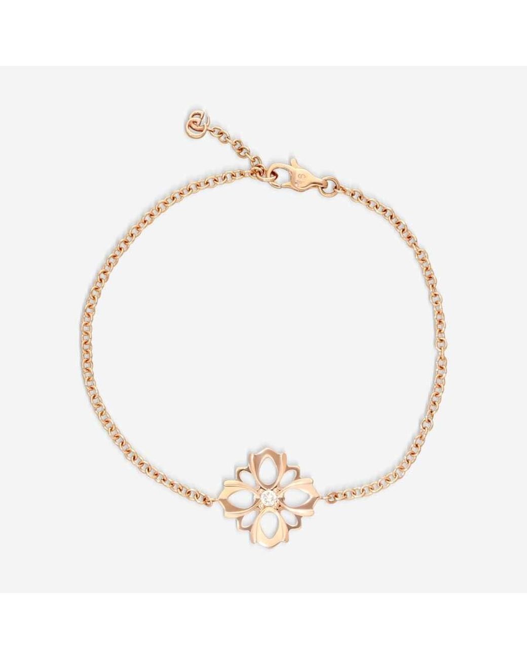Gucci Metallic 18K Diamond Chain Bracelet Yba796247001016