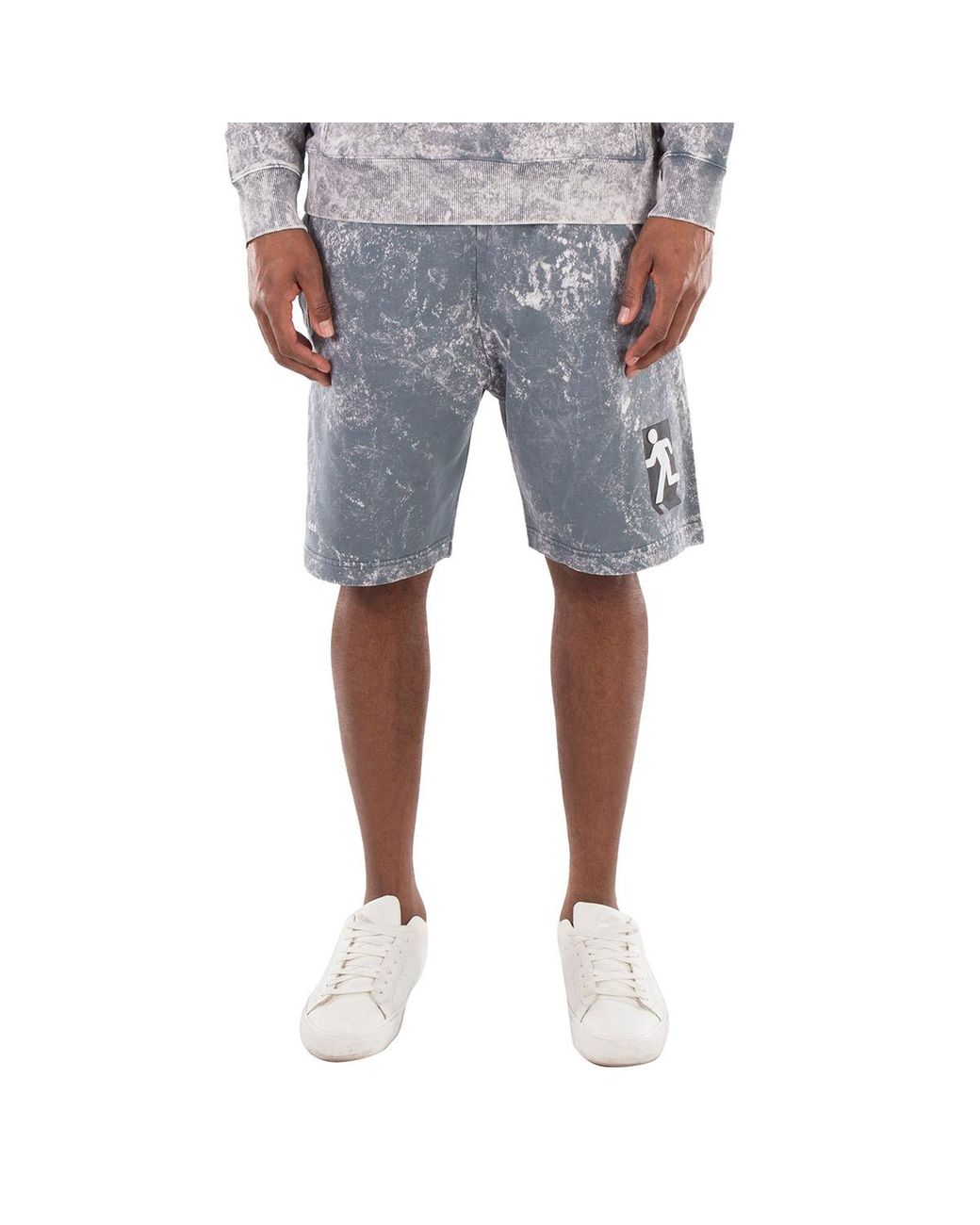 Etudes Studio Blue Tempera Out Pewter Shorts for men