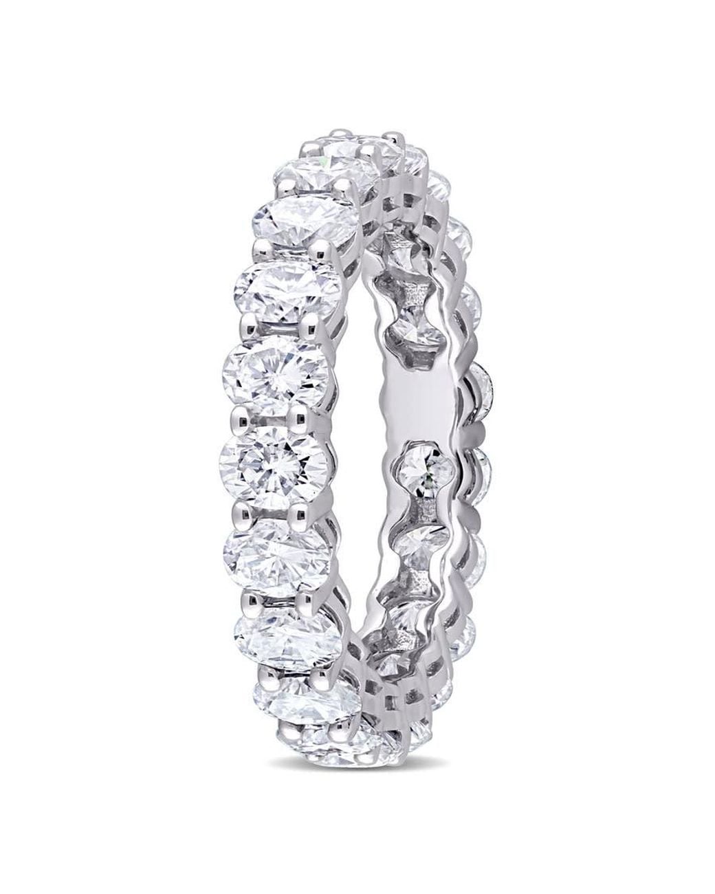 Amour Metallic 4 Ct Dew Created Moissanite Eternity Ring for men