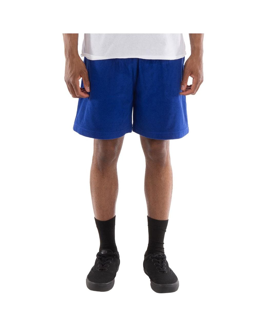 Burberry Blue Elasticated Drawstring Shorts for men