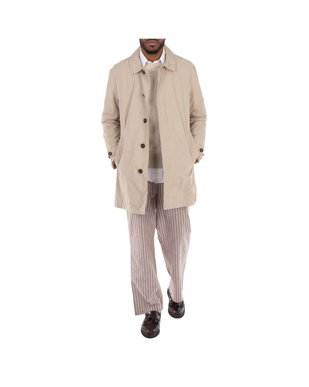 Save The Duck Natural Rhys Water Repellent Nylon Coat for men