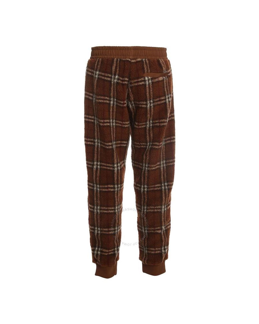 Burberry Dimitri Vintage Fleece Check jogging Pants in Brown for Men Lyst UK