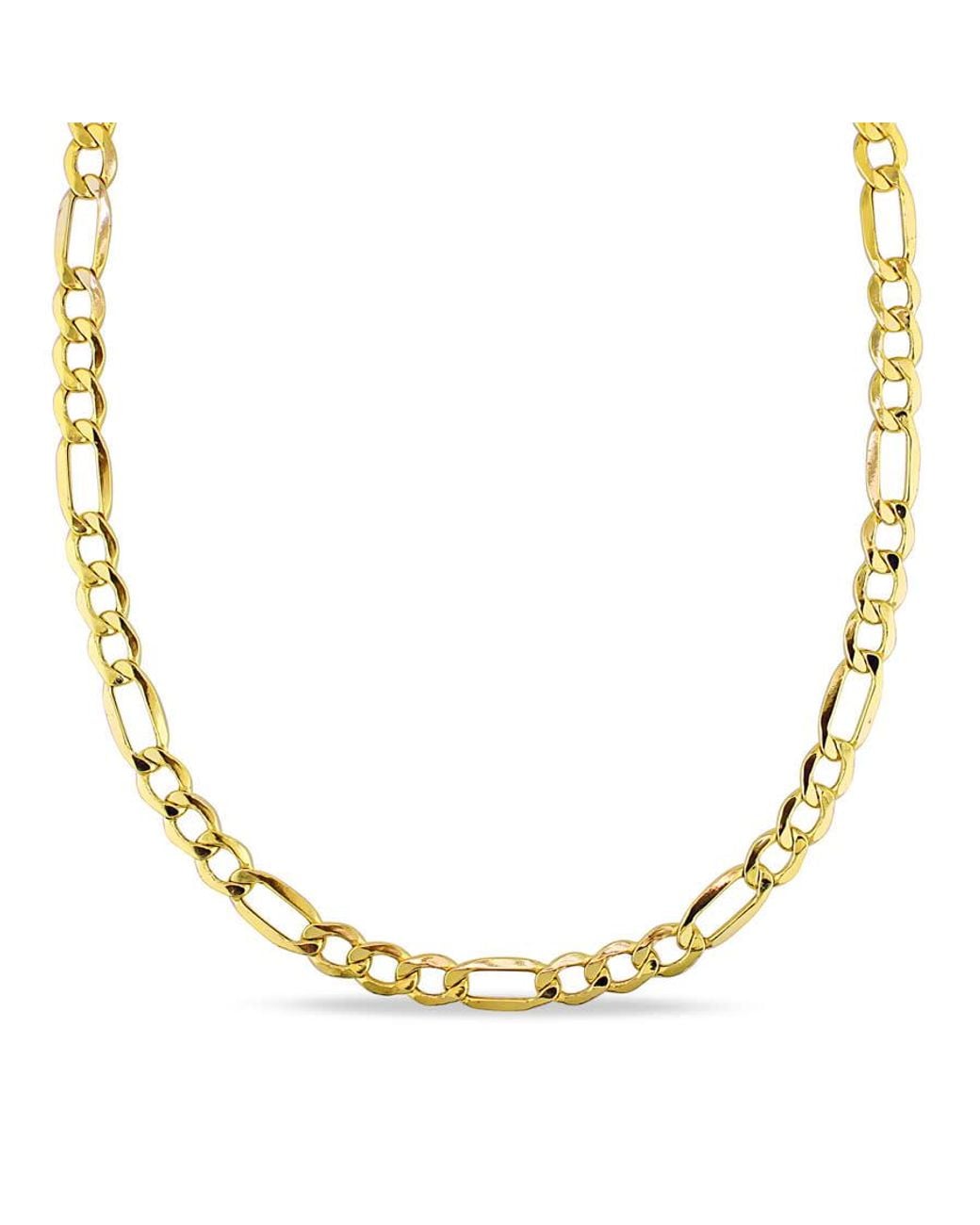 Amour Metallic 7Mm Figaro Link Chain Necklain