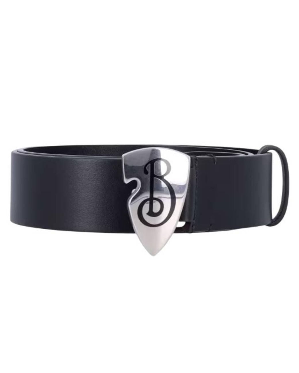 Burberry Blue Leather B Shield Belt for men