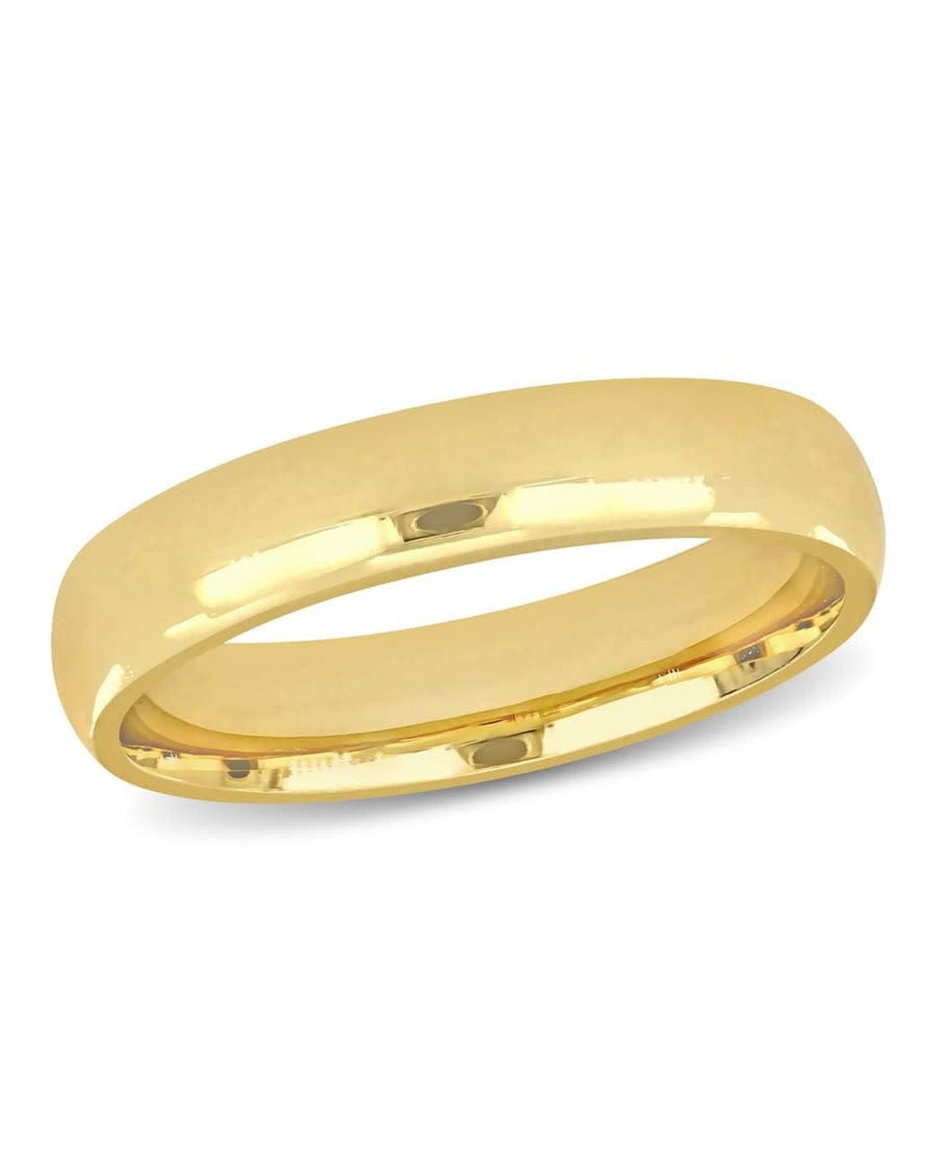 Amour Metallic 4.5Mm Finish Comfort Fit Wedding Band for men