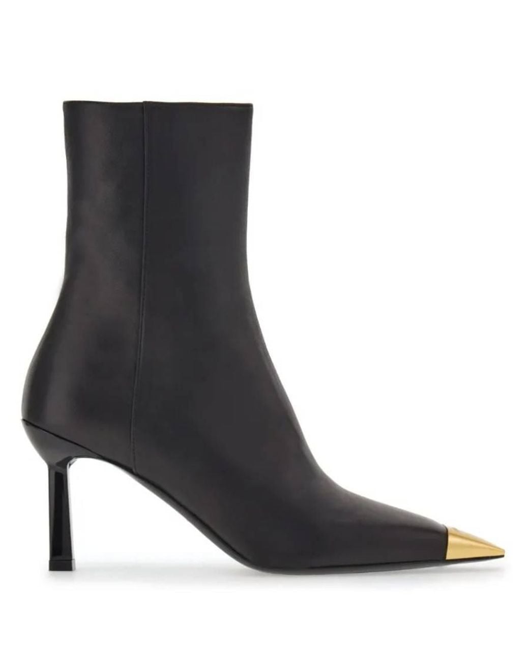 Ferragamo Black Ferragamo Amelia 70 Leather Ankle Boots