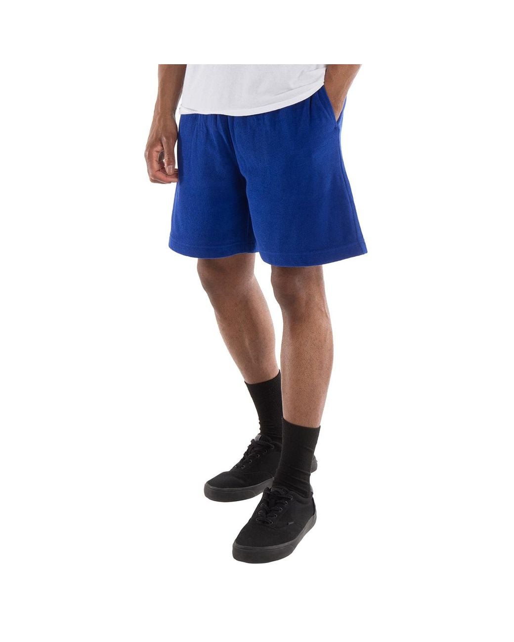 Burberry Blue Elasticated Drawstring Shorts for men