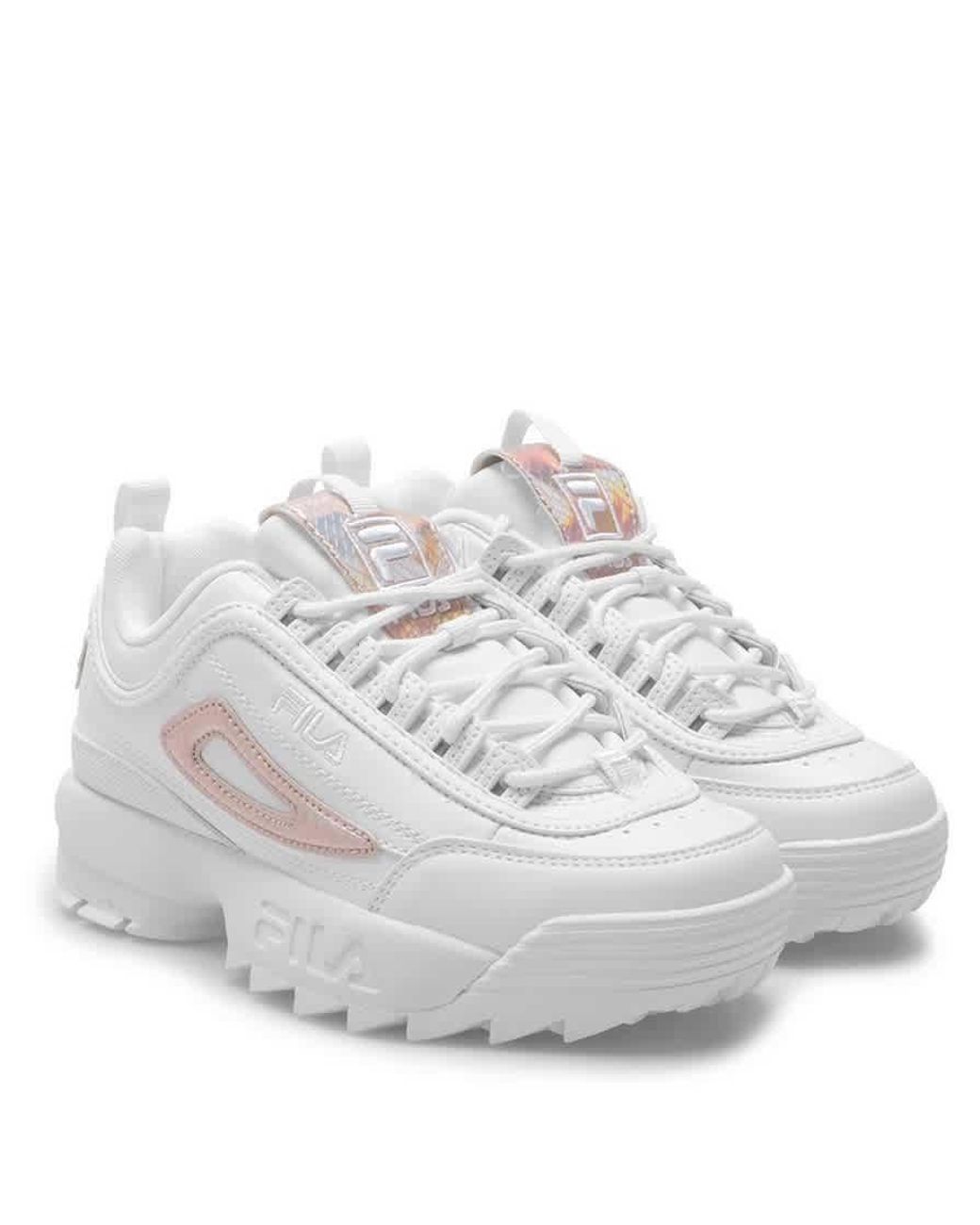 Fila Disruptor F Low-top Sneakers in White | Lyst