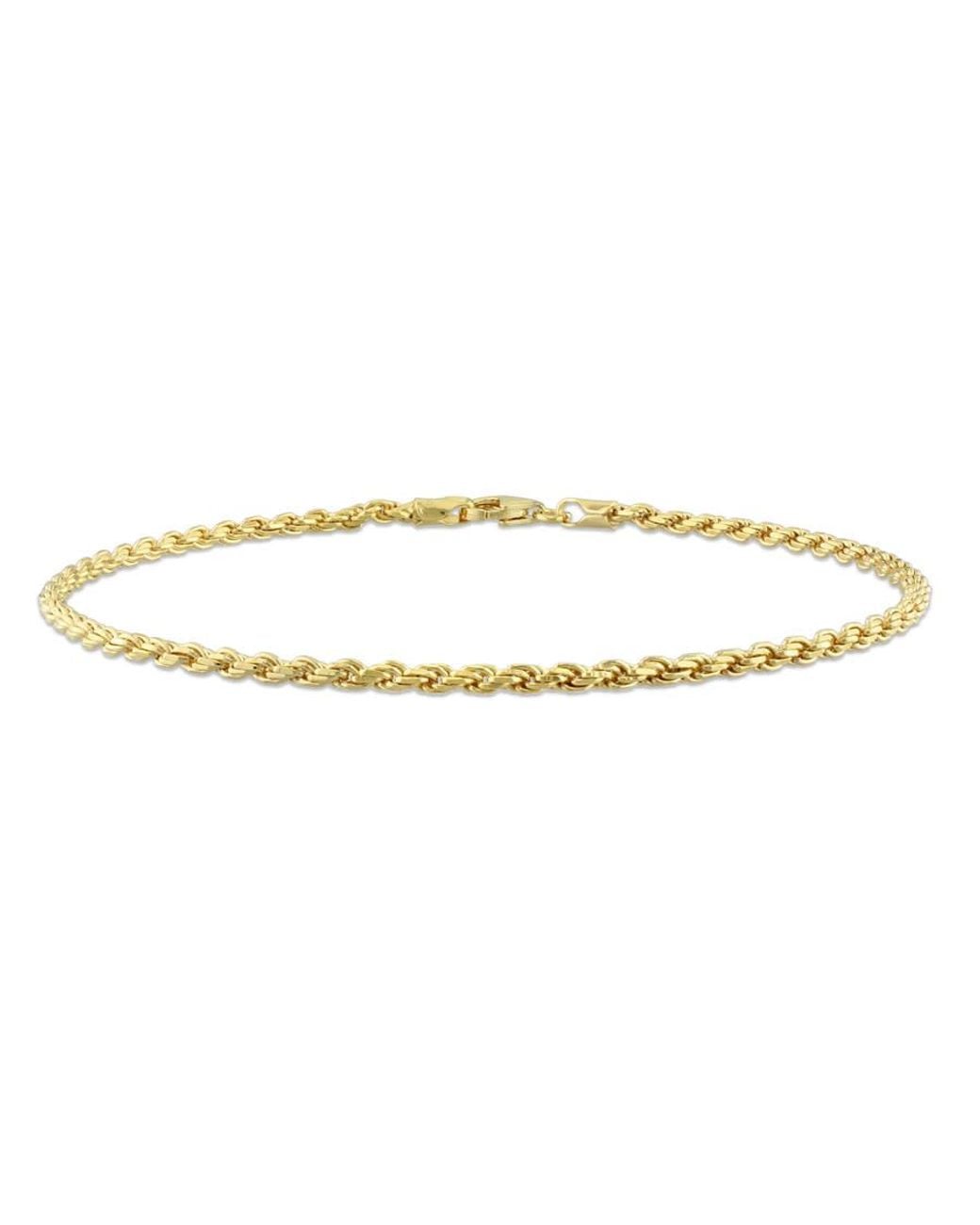Amour Metallic 2.2Mm Rope Chain Bracelet for men