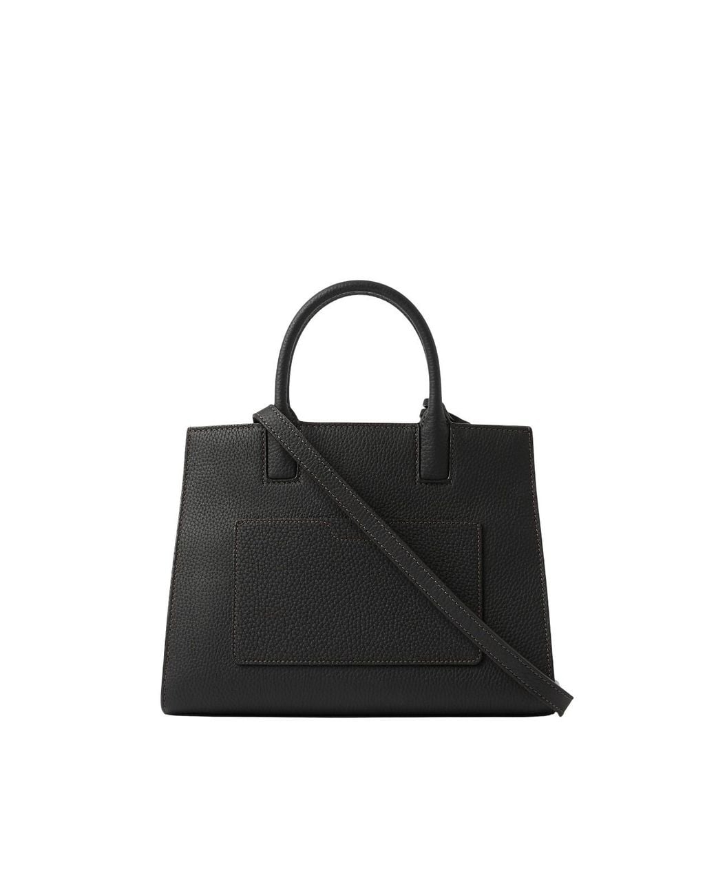Burberry Black Logo Plaque Frances Small Tote Bag for men