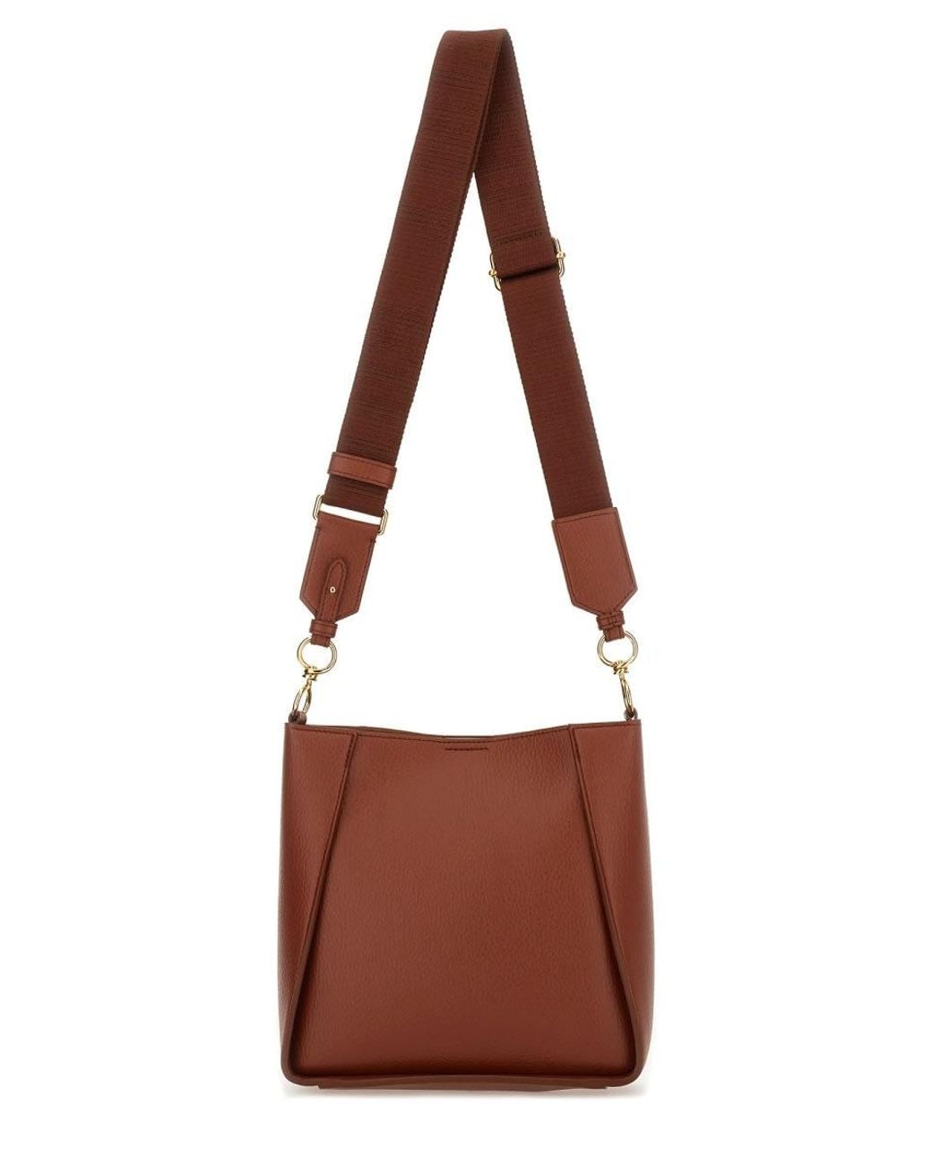 Stella McCartney Brown Shoulder Bag With Logo for men