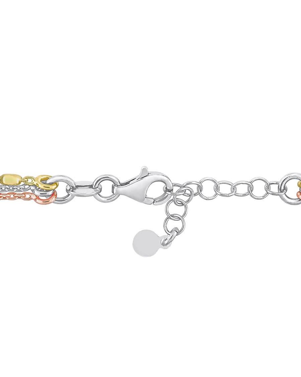 Amour Metallic Multi-Strand Bracelet for men