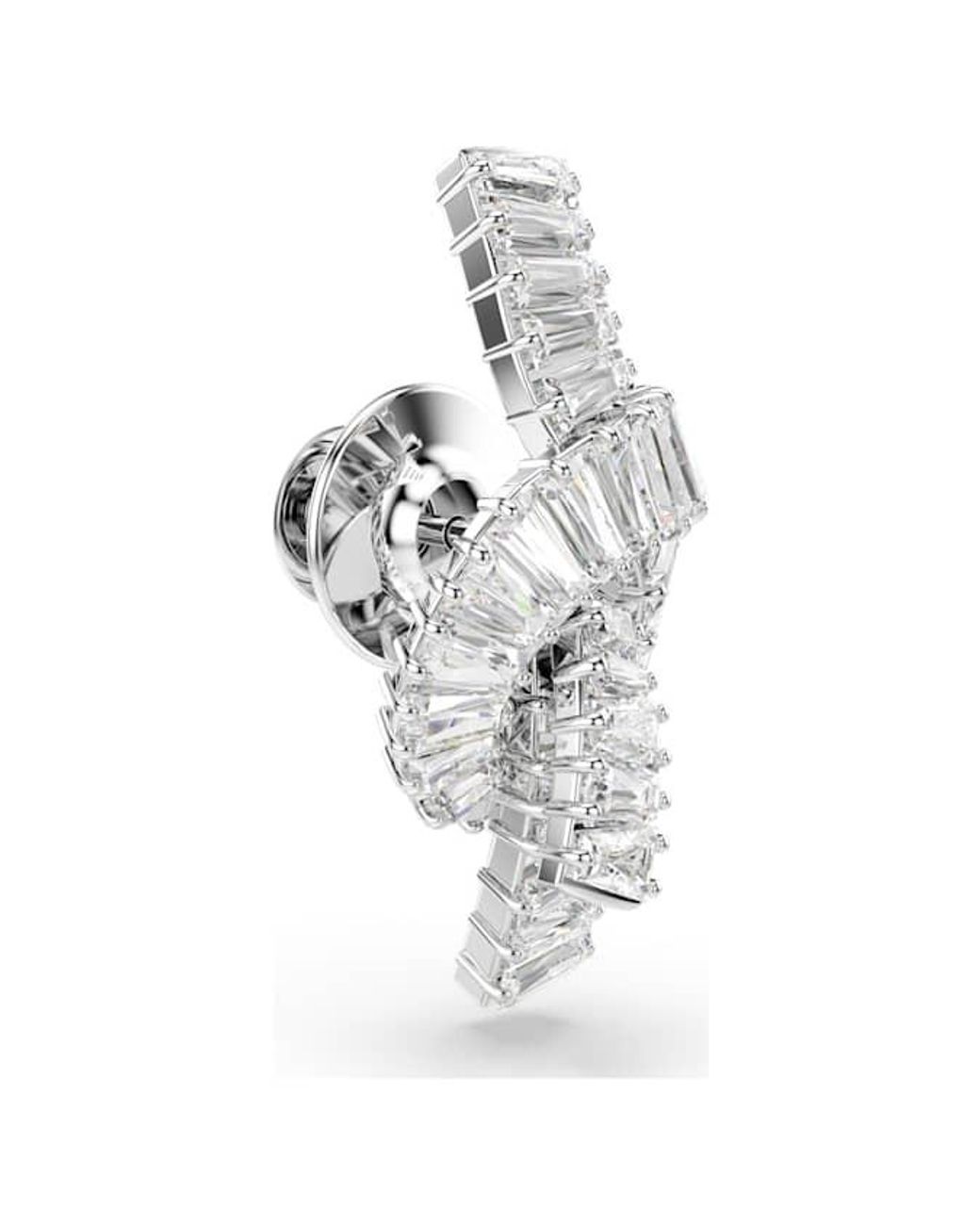 Swarovski Metallic Matrix Baguette Cut Tack Pin for men