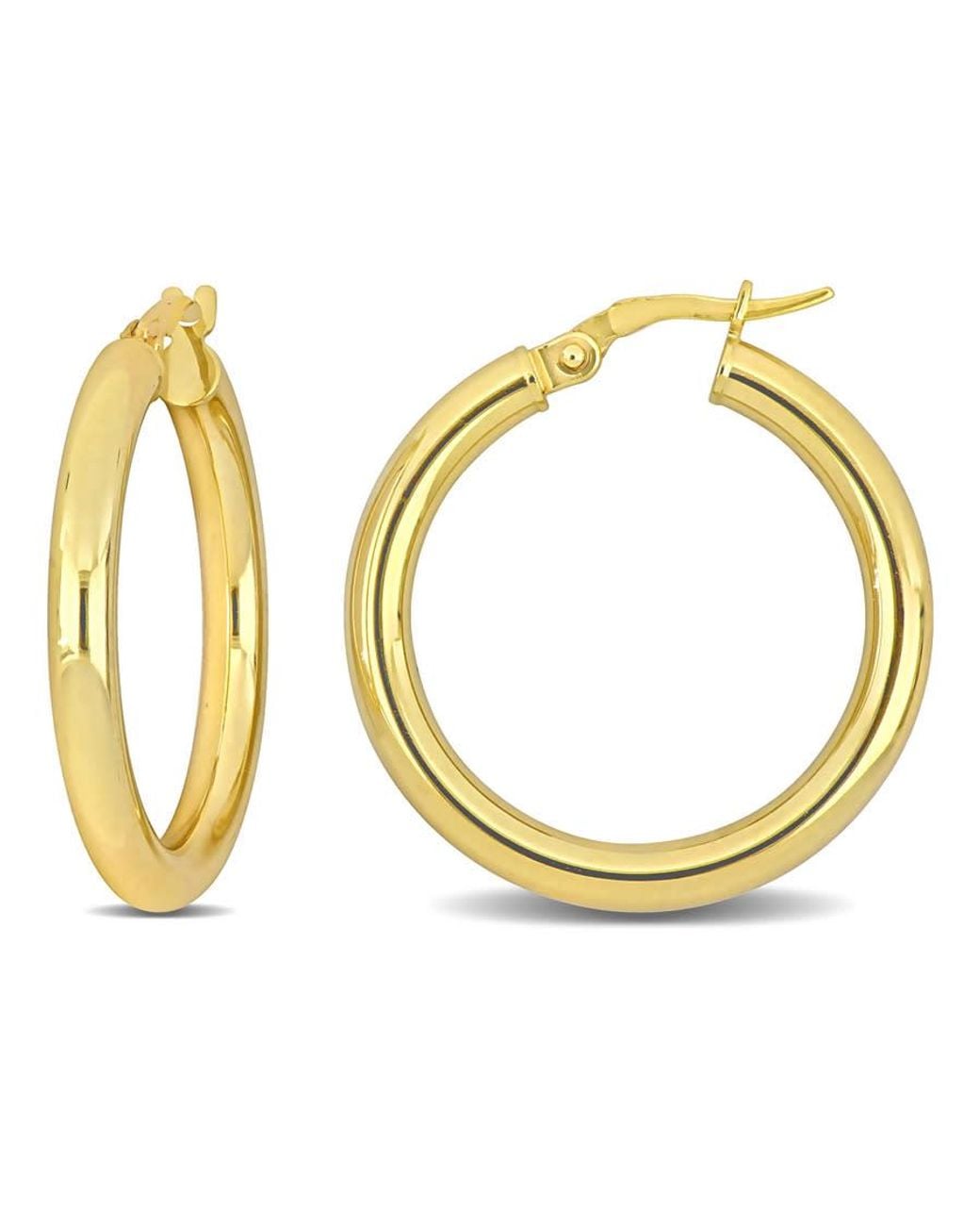 Amour Metallic 26Mm Hoop Earrings for men