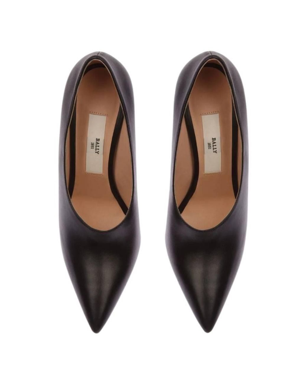 Bally Black Ninfa 105 Leather Pumps, Brand Size 35 Us