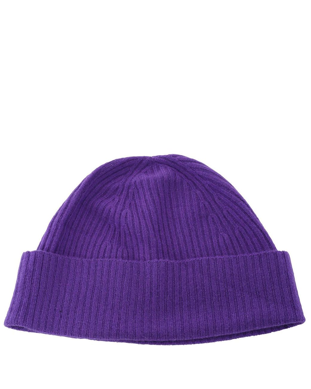 Kujten Purple Lilou Mixed Cashmere Beanie for men