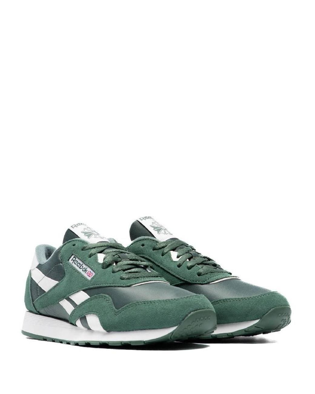 Reebok Green Classic Nylon Trainers for men