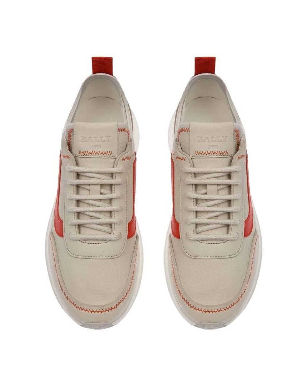 Bally Pink Darys Leather Low-Top Sneakers, Brand Size 36.5 Us for men