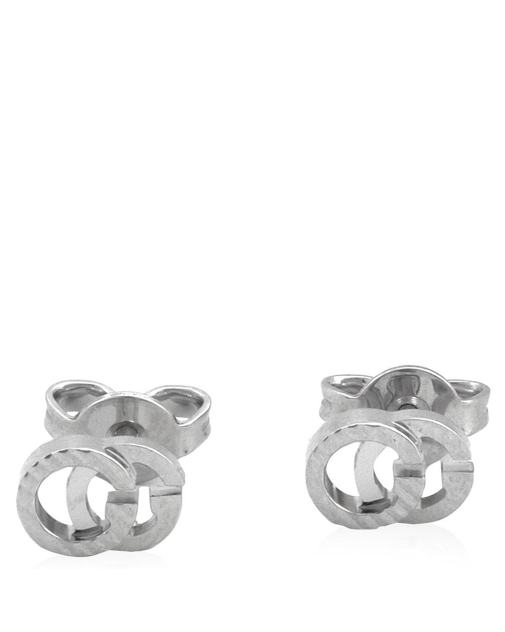Gucci Metallic Gg Running 18K Earrings for men