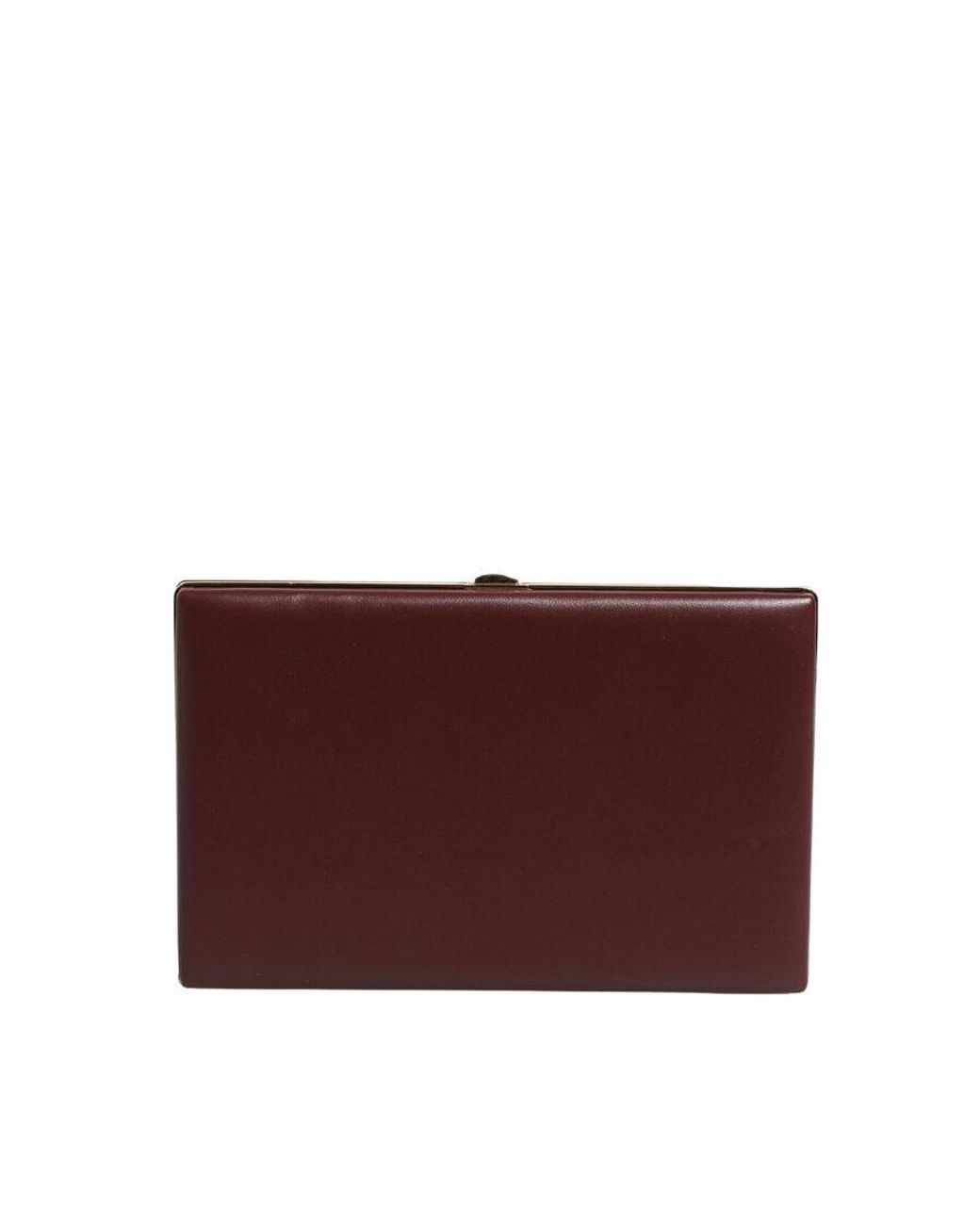 Dolce & Gabbana Purple Calfskin Leather Clutch Evening Purse Bag Calf