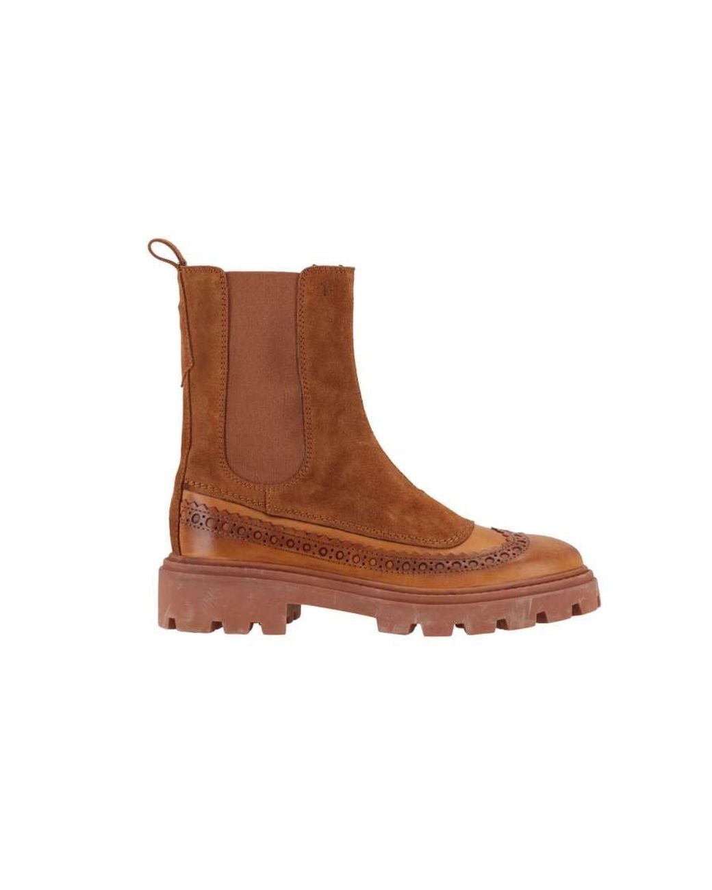 Tod's Brown Mustard Boot for men