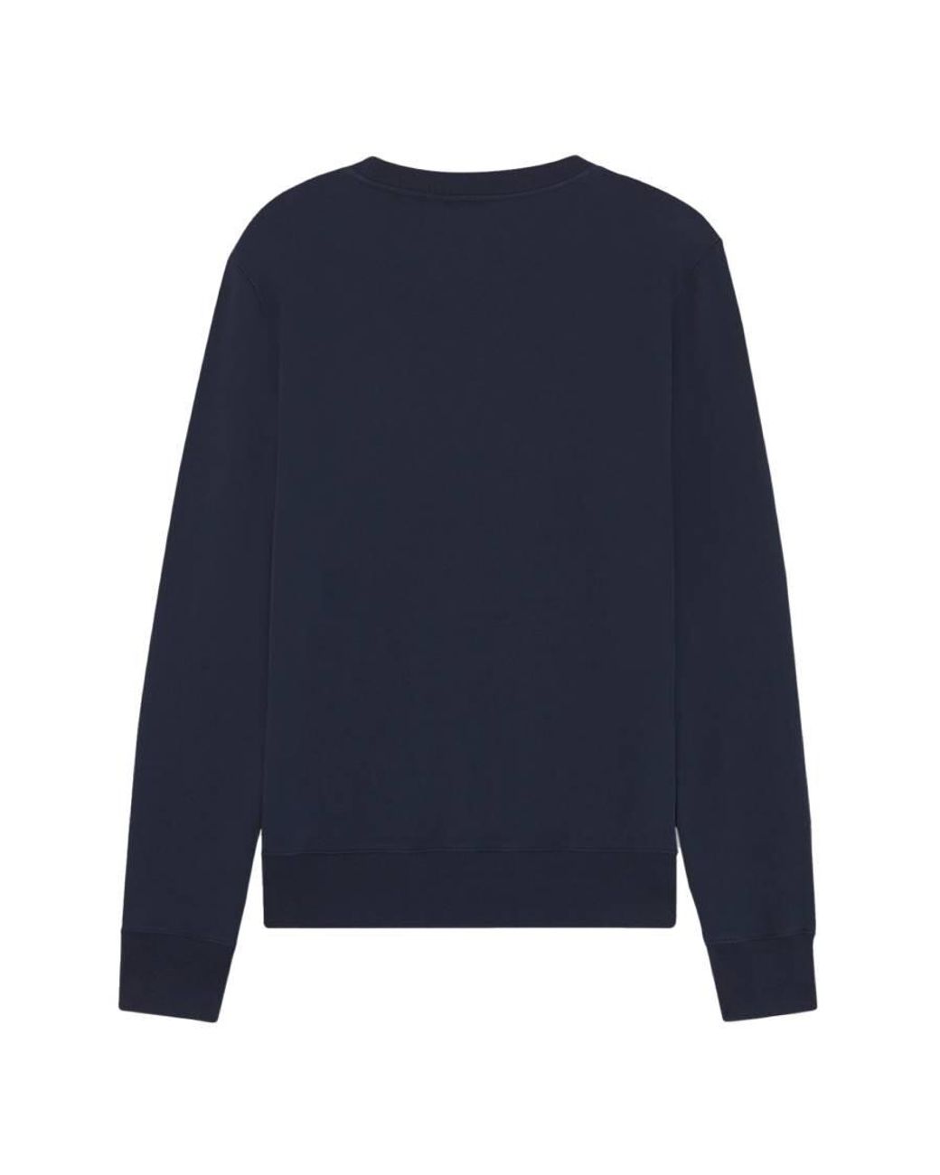 Maison Kitsuné Blue Fox Head Patch Sweatshirt for men