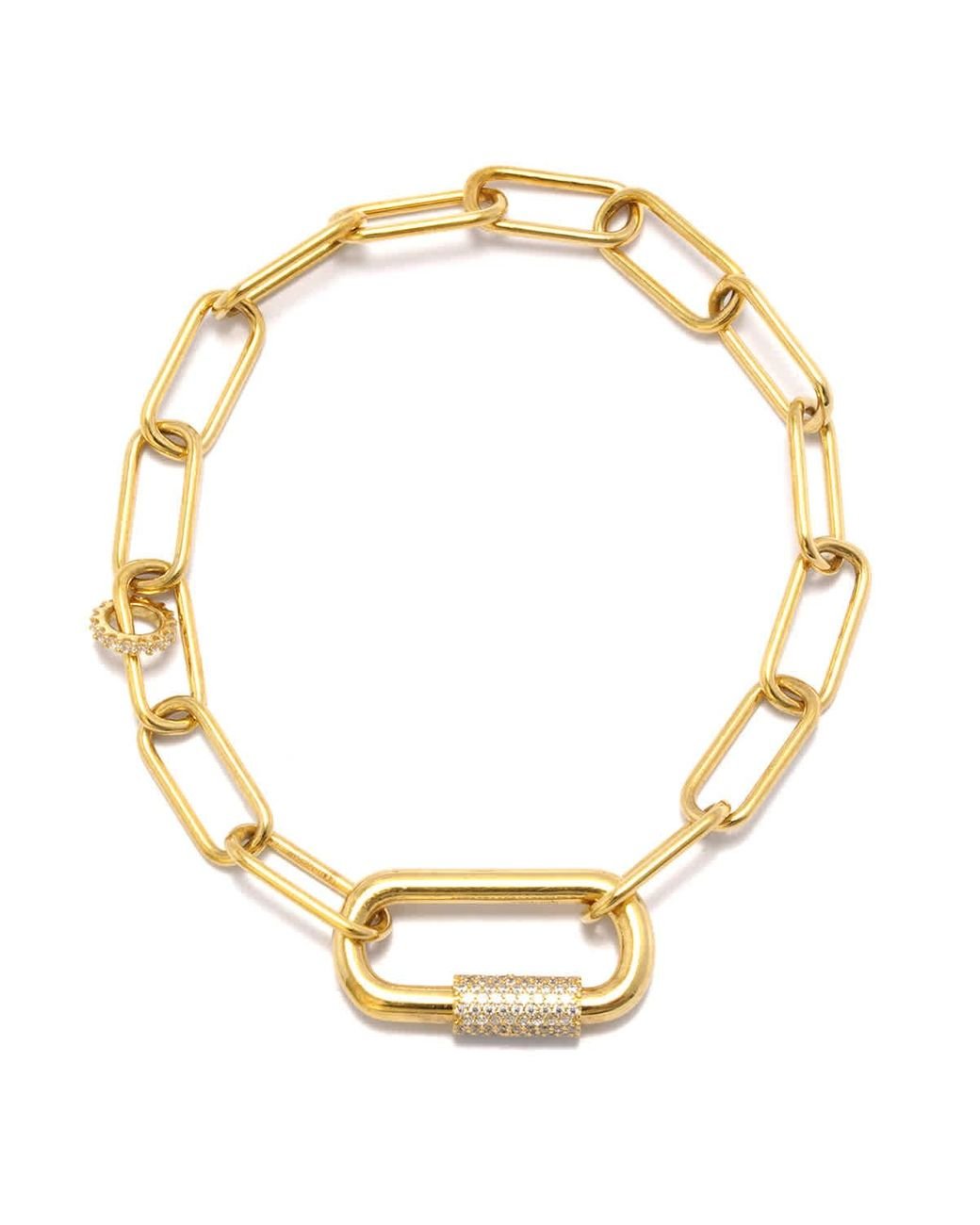 Apm Monaco Yacht Club Sliding Ring Chain Bracelet in Metallic Lyst