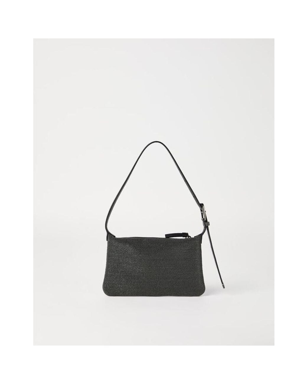 Brunello Cucinelli Multicolor Textured Shoulder Bag