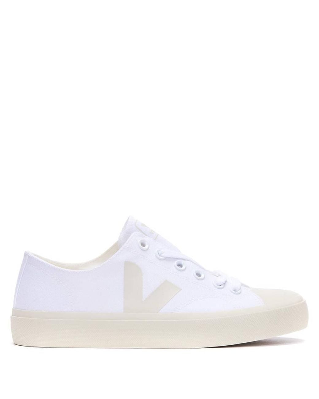 Veja White Ladies Pierre Wata Ii Low-Top Sneakers, Brand Size 38.5 Us for men