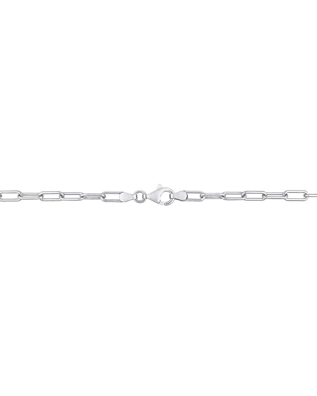 Amour Metallic 3.5Mm Paperclip Chain Necklace