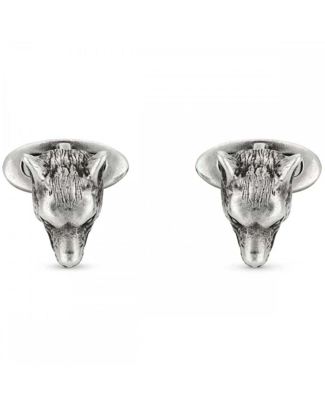 Gucci Gray Anger Forest Sterling Cufflink Ybe52407500100U for men