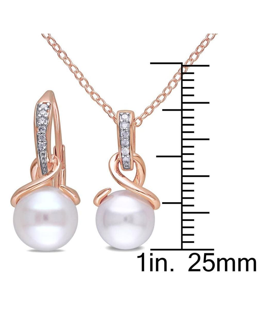Amour White 1/10 Ct Tw Diamond And 8 for men