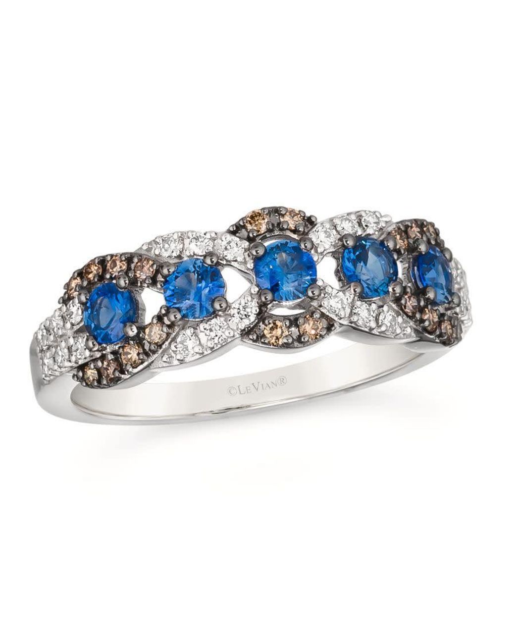 Le Vian Blue Berry Sapphire Ring Set for men