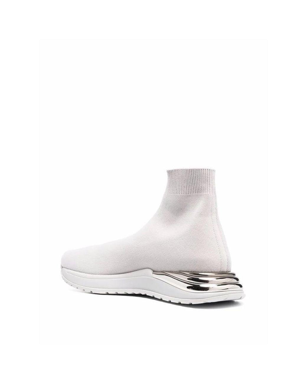 Ferragamo White Ladies Sneakers, Us