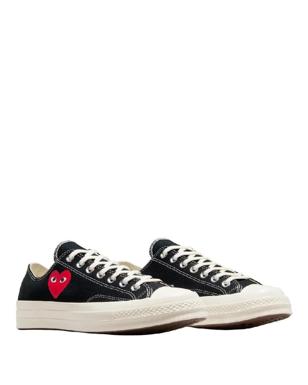 Comme des Garçons Black Play X Converse Heart Sneakers for men