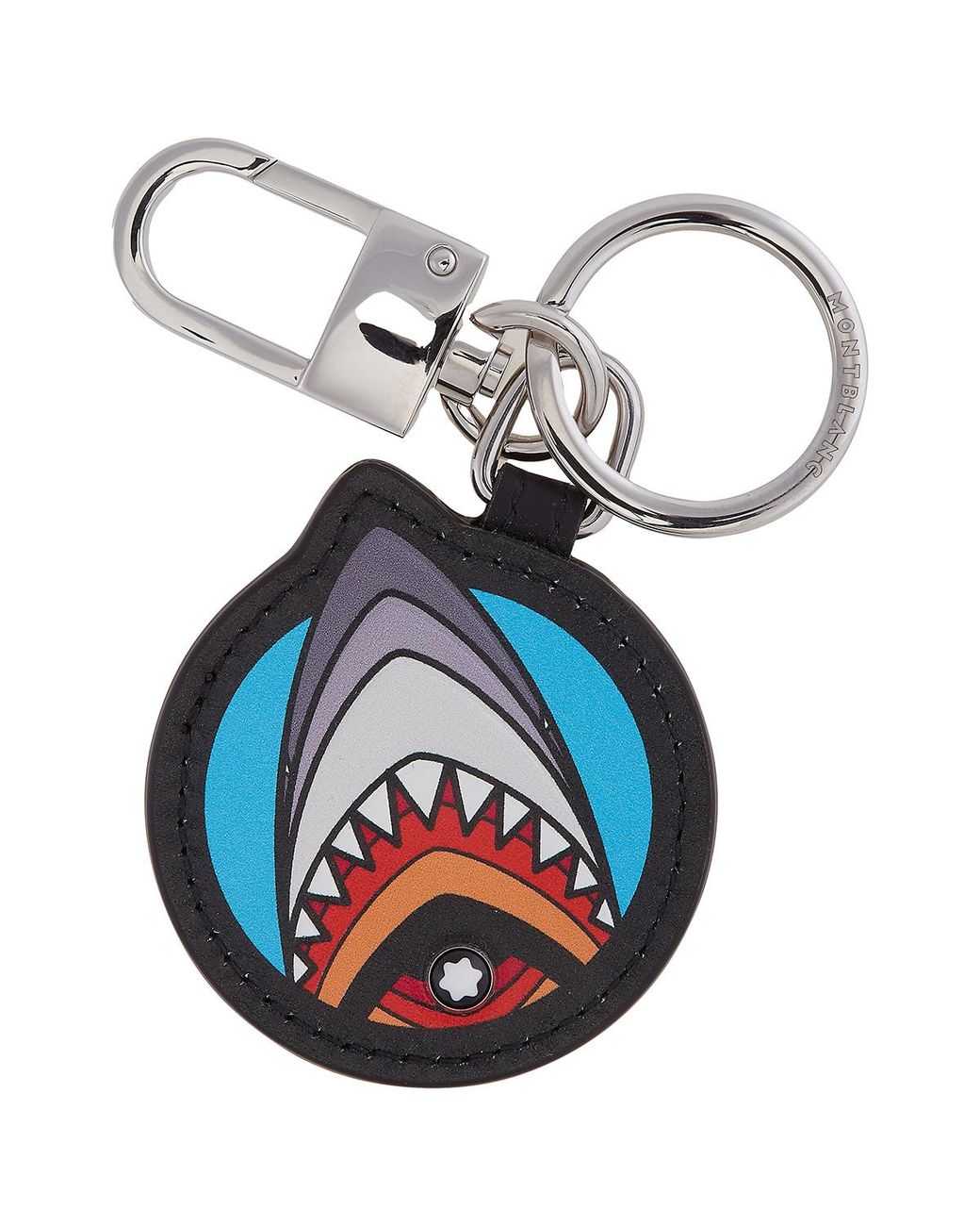Montblanc Blue Meisterstuck Soft Grain Shark Key Fob